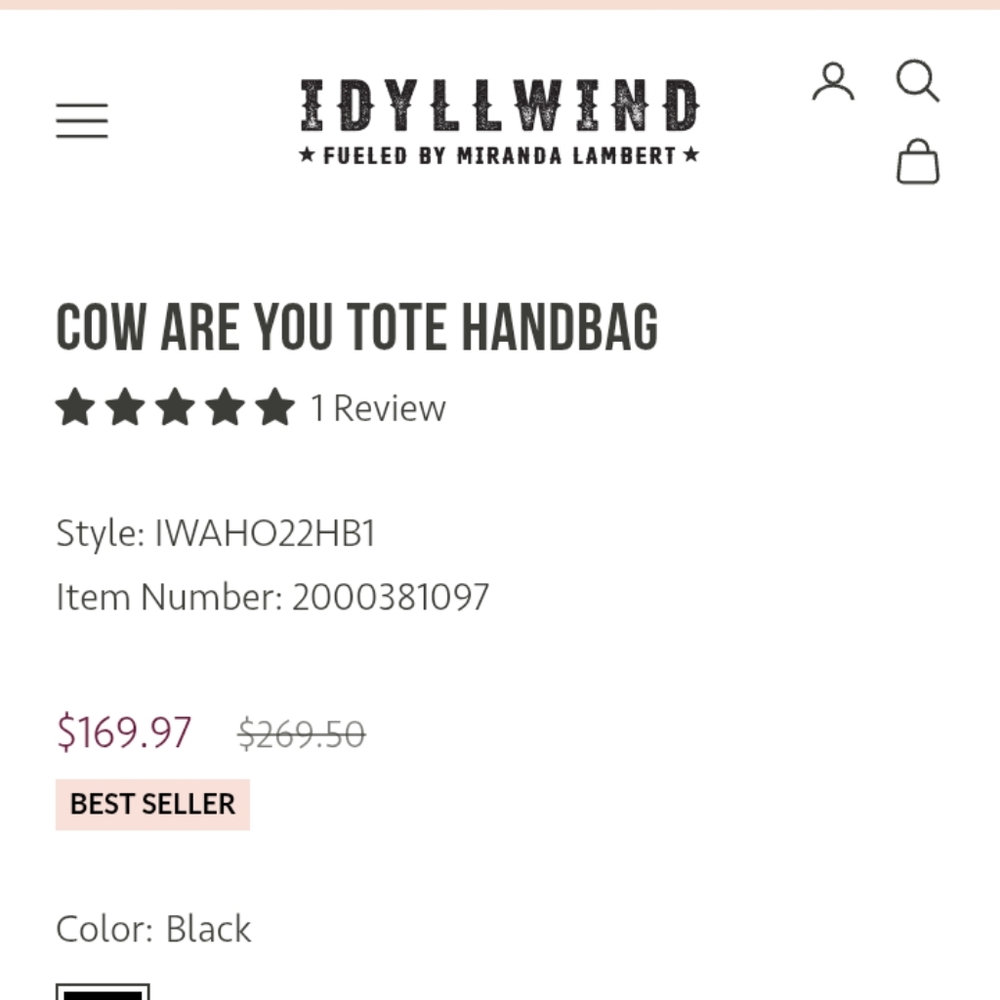 Idyllwind leather and cow hair large tote and wallet - Picture 9 of 16